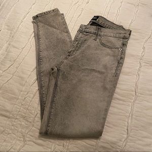 Jeans, grey acid washed